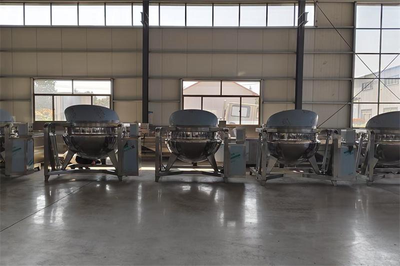 可倾斜式海鲜蒸煮锅