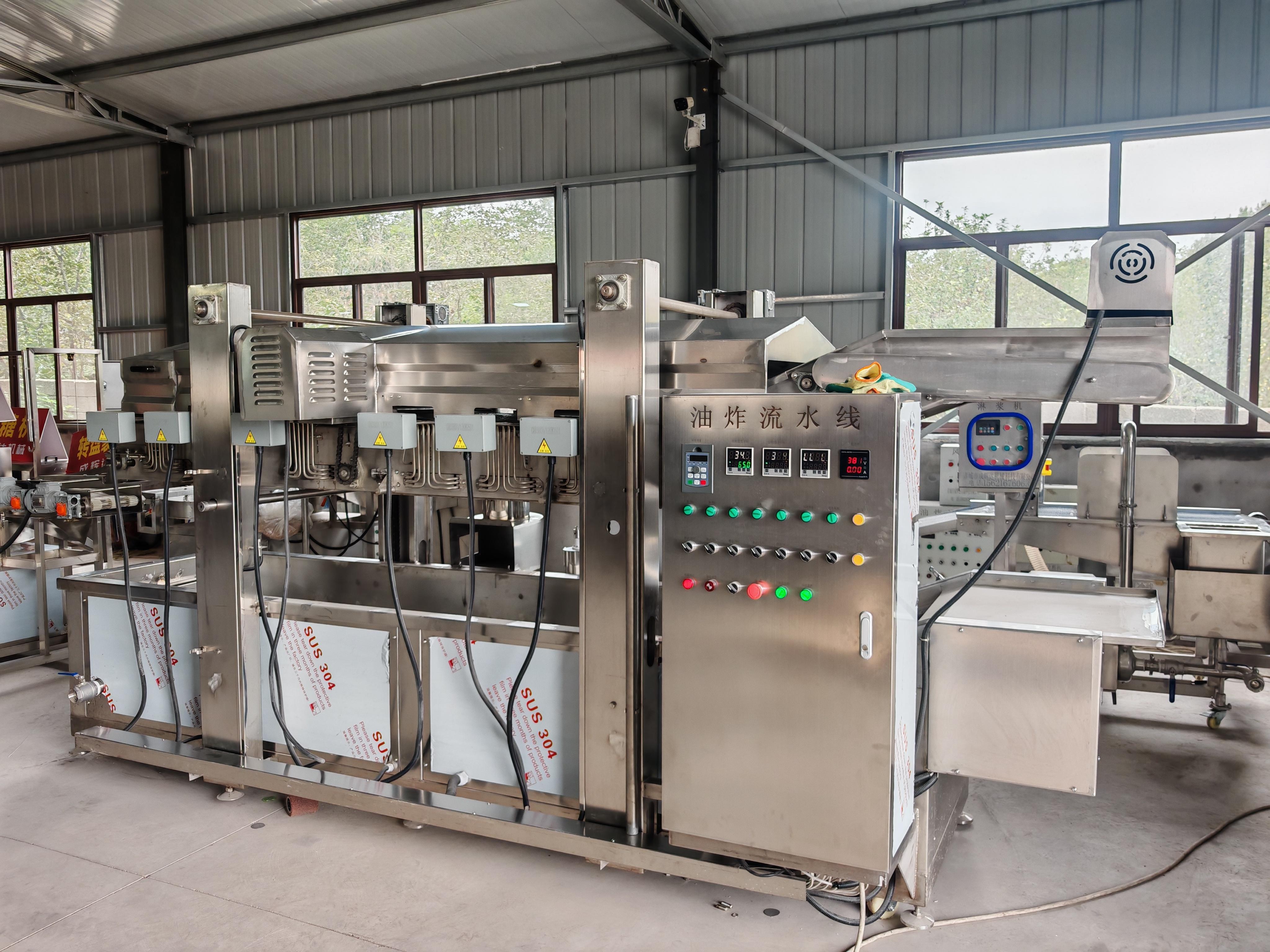 休闲膨化食品油炸机